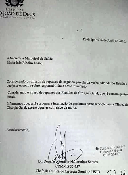 CARTA HSJD